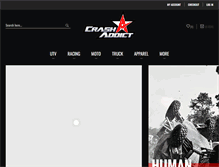 Tablet Screenshot of crashaddict.com